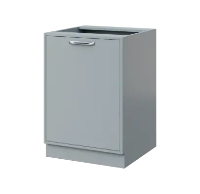 QS - 6D spodní skříňka, 1-dveřová, levá, 900x600x600, šedá QS - 6D spodní skříňka, 1-dveřová, levá, 900x600x600, šedá